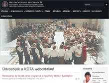 Tablet Screenshot of kota.hu